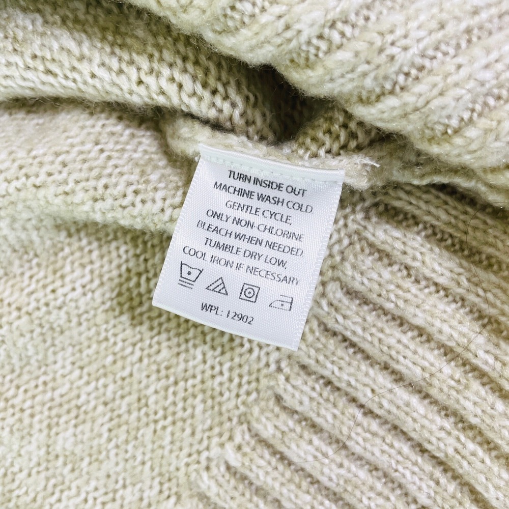 VTG Tricots St Raphael Fair Isle Sweater Mens XL Nordic Button Mock Neck - Picture 6 of 8